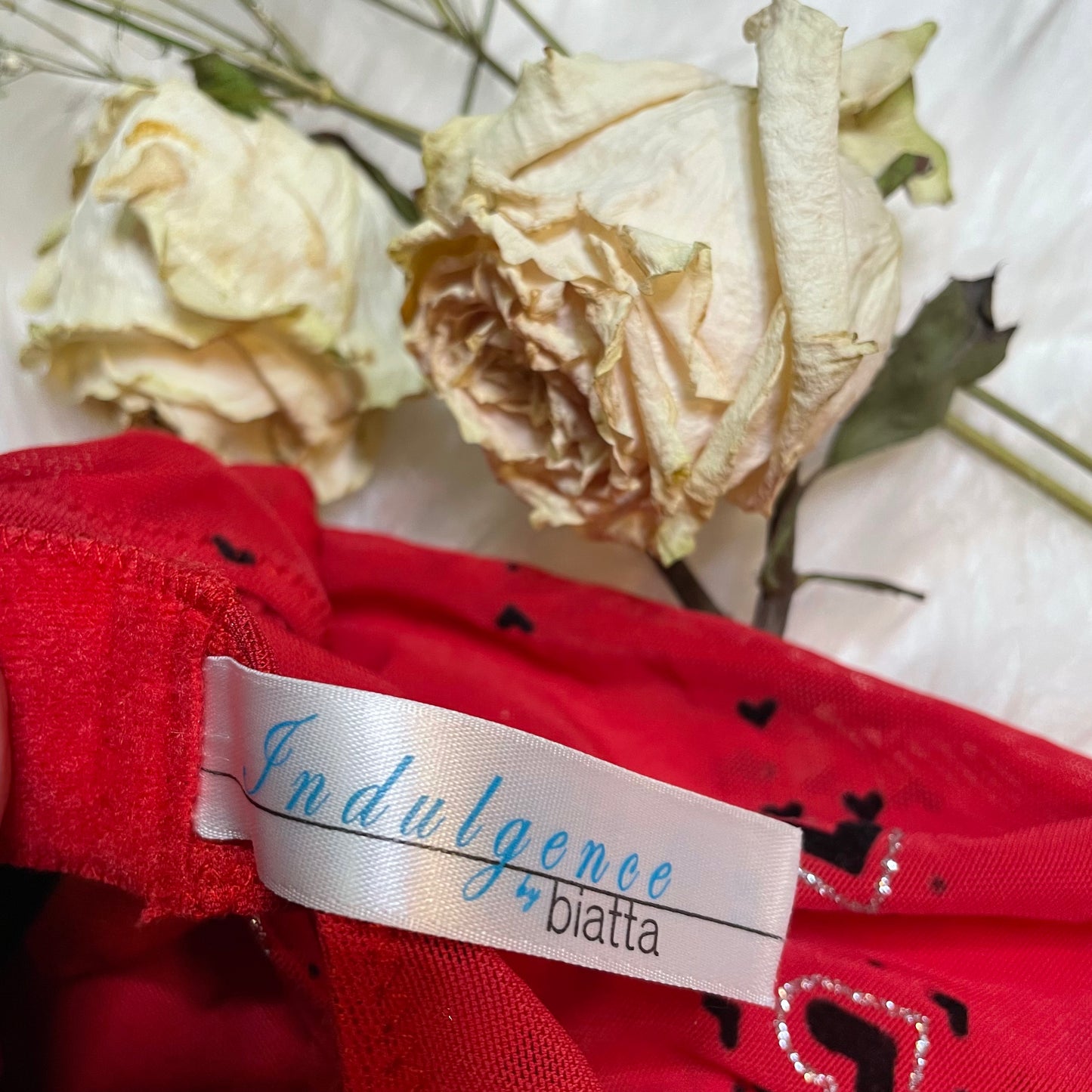 Indulgence by Biatta Red Hearts Chemise