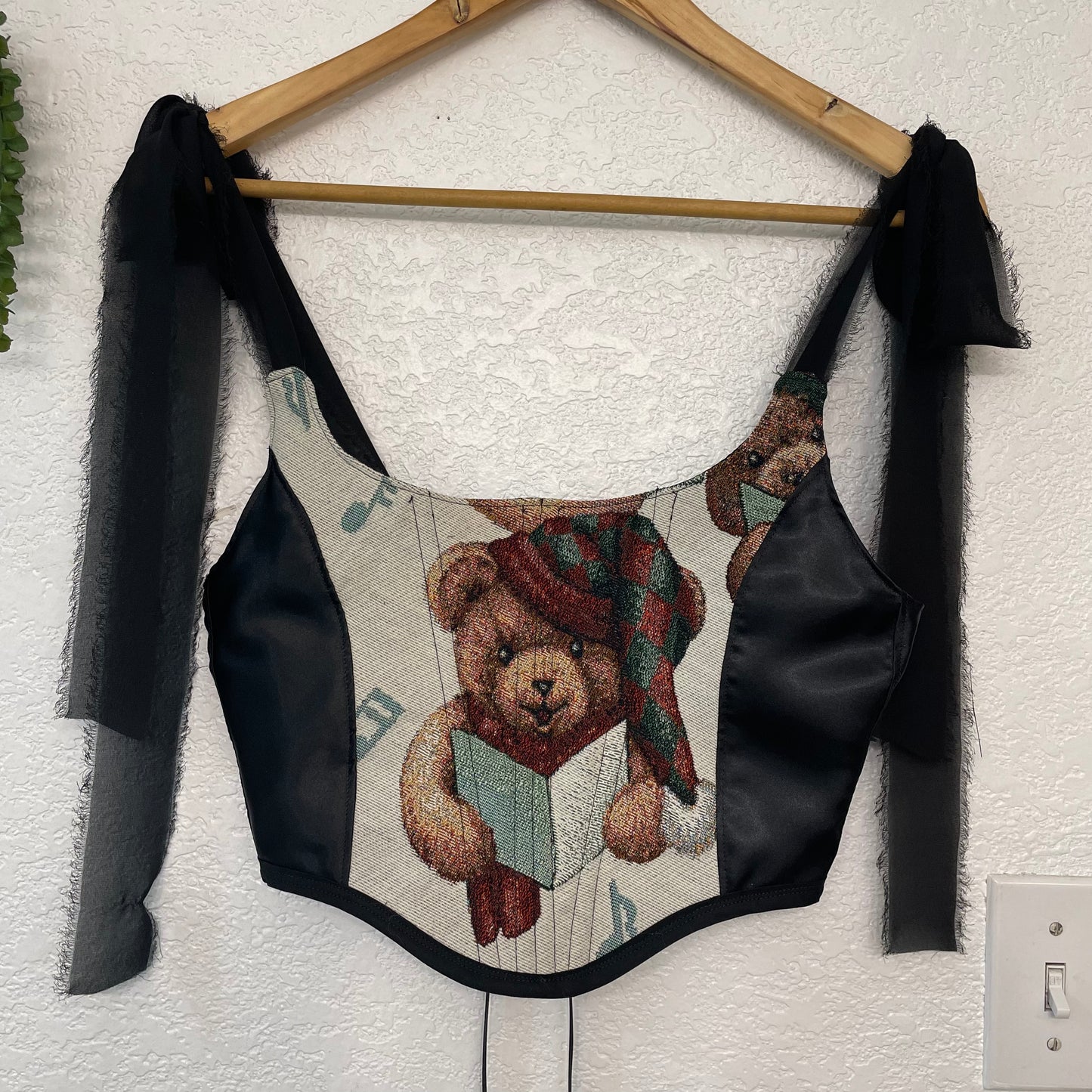 Handmade Teddy Bear Corset Top