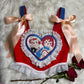 Raggedy Ann & Andy Upcycled Corset