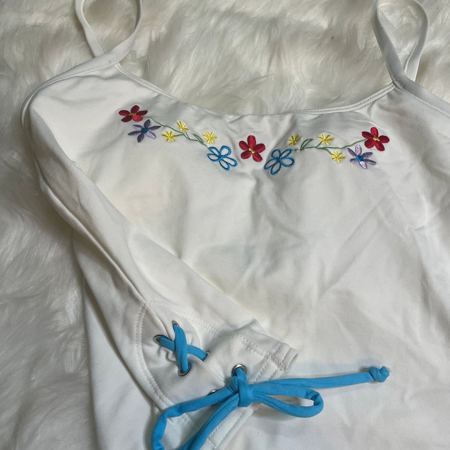 2000’s Embroidered Swim Top