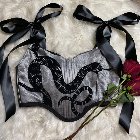 Handmade Mesh Snake Corset