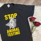 Stop Animal Testing Graphic Tee