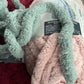 Fuzzy Crochet Shoulder Bag