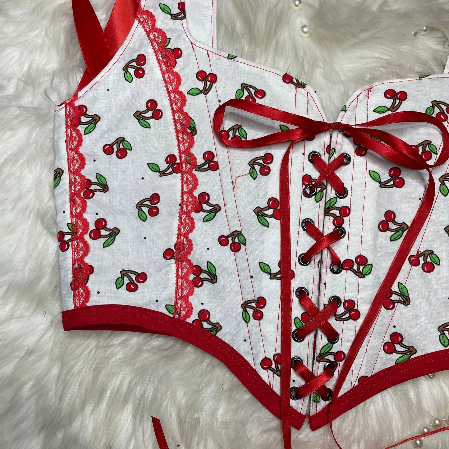 Cherry & Lace Corset