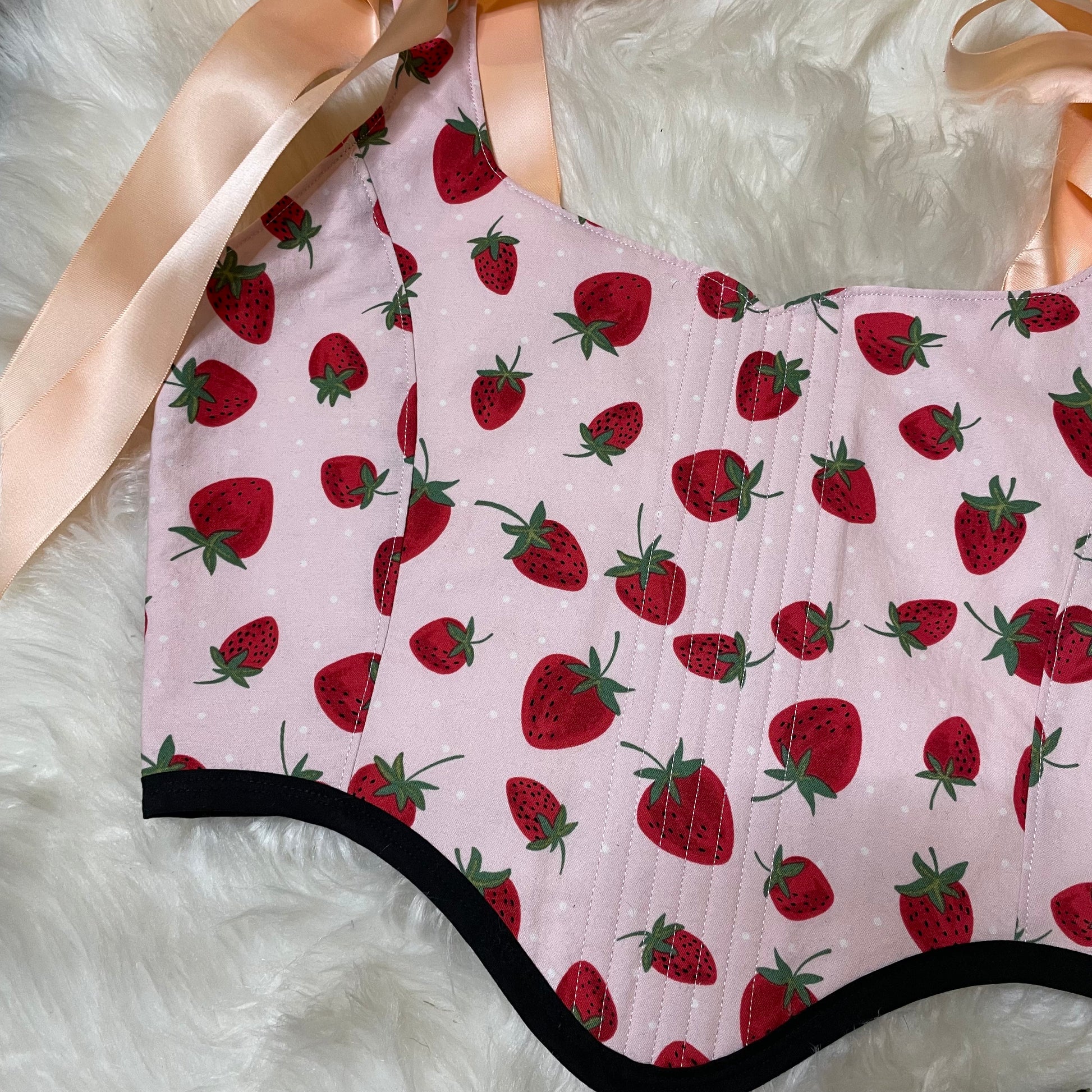 Strawberry corset top  Workout accessories, Outfit accessories
